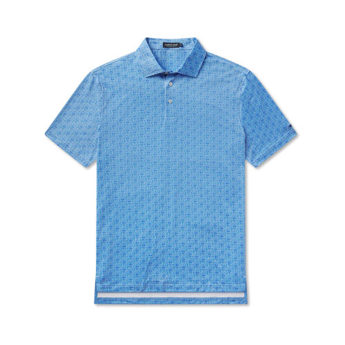 Men's Southern Marsh Flyline Performance Polo - Cart Path Only Bluestone  Full Shirt