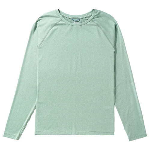Women's AFTCO Long Sleeve Samurai Performance T-Shirt Bay Heather Swatch