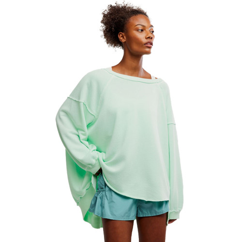 Women's Free People Movement One To Beat Pullover Pistachio Main