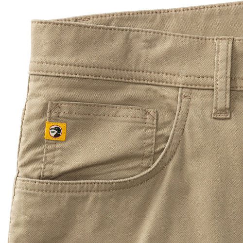 Men's Duck Head Shoreline 5 Pocket Pant Logo Detail