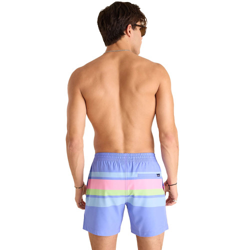 Men's Chubbies Gotta Get Aways Lined Swim Trunk - Pastel Purple Stripe Back Men's Chubbies Gotta Get Aways Lined Swim Trunk - Pastel Purple Stripe Back