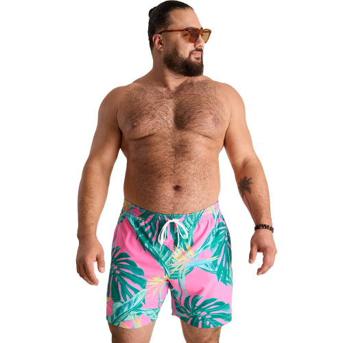 Chubbies Pink Swim Trunks With Ducks Chubbies Men's Classic Swim