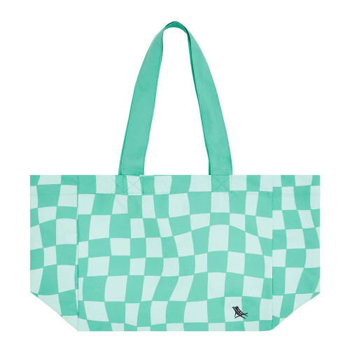 Dock & Bay Designer Foldaway Travel Tote Bag Checkmate Full