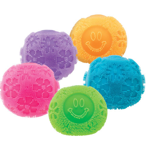 Schylling Toys NeeDoh Fuzz Ball Flower Power Sensory Squeeze Toy Assortment Of Toys