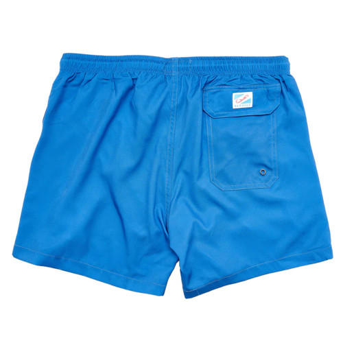 Men's Bermies Navy To Shark Swim Trunk back