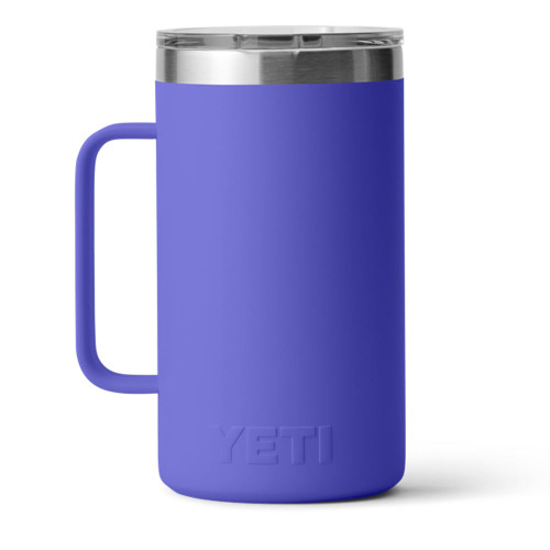 YETI Rambler 24 Oz Mug With Magslider Lid - Ultramarine Violet Back