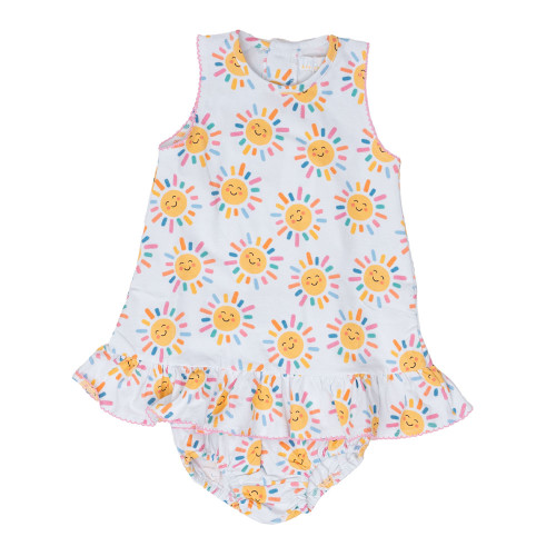 Infant/Toddler Girls' Oaks Apparel Leanna Bloomer Set Let It Shine Main
