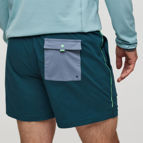 Men's Cotopaxi 5" Solid Brinco Shorts Abyss Back