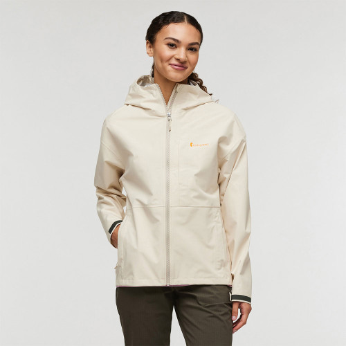 Women's Cotopaxi Cielo Rain Jacket - Cotopaxi Cream Main