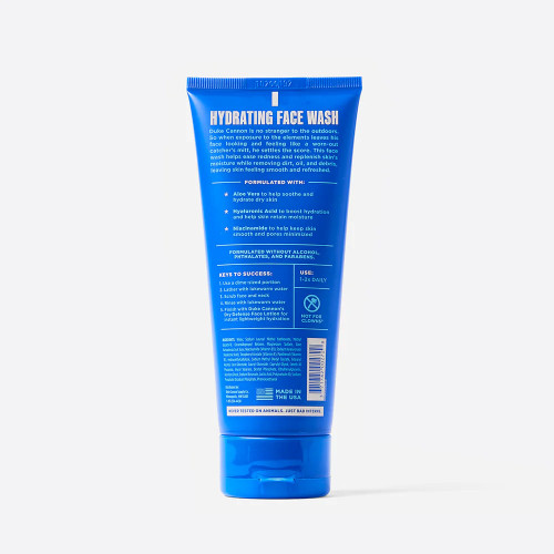 Duke Cannon Hydrating Face Wash Back