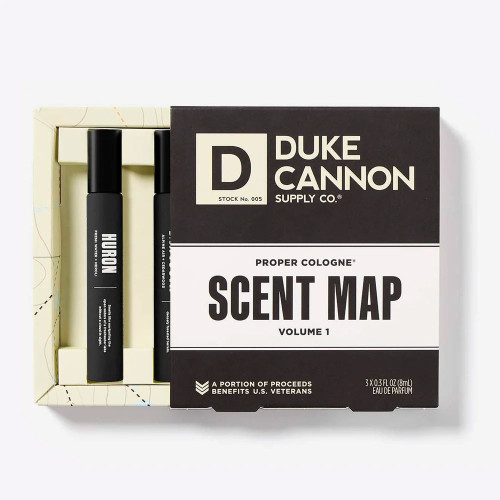 Duke Cannon Proper Cologne Scent Map Sampler Alternate