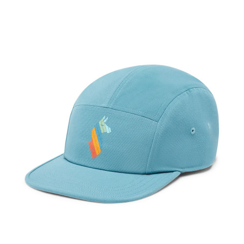 chapuri　1001 Men's Cotopaxi Llama Stripes 5-Panel Hat - Blue Spruce | Eagle Eye