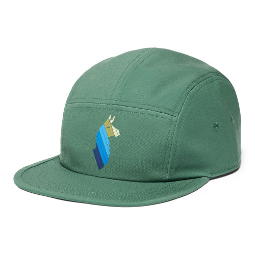 Men's Cotopaxi Llama Stripes 5-Panel Hat - Vine Main