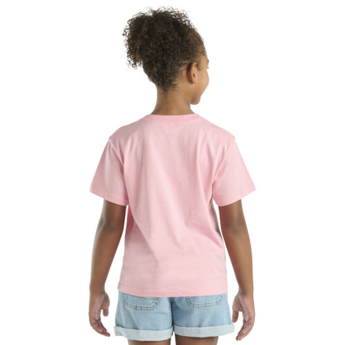 Girls' Carhartt Short Sleeve Tonal Patch Pocket T-Shirt Peony Back