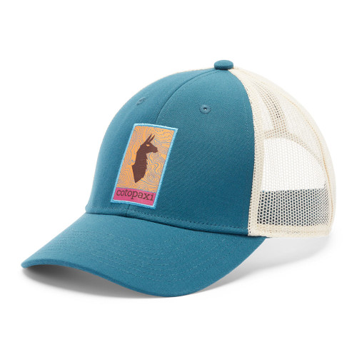 Cotopaxi Llama Map Trucker Hat Abyss Main