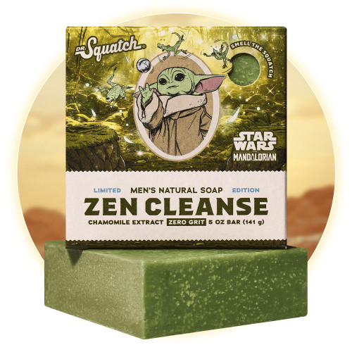 Dr. Squatch x Mandalorian: Zen Cleanse Bar Soap Main