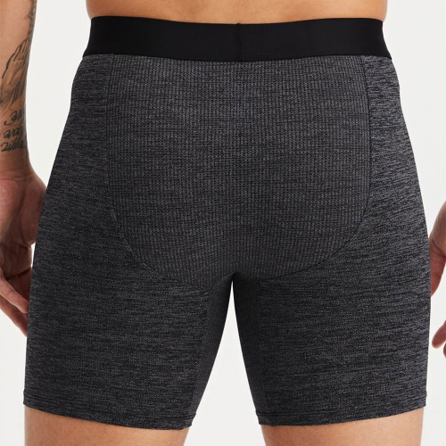 Men's Fabletics Blueprint Boxer Briefs Black Heather Back