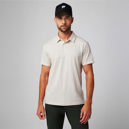 Men's Fabletics 24-7 Polo Bone Heather Main