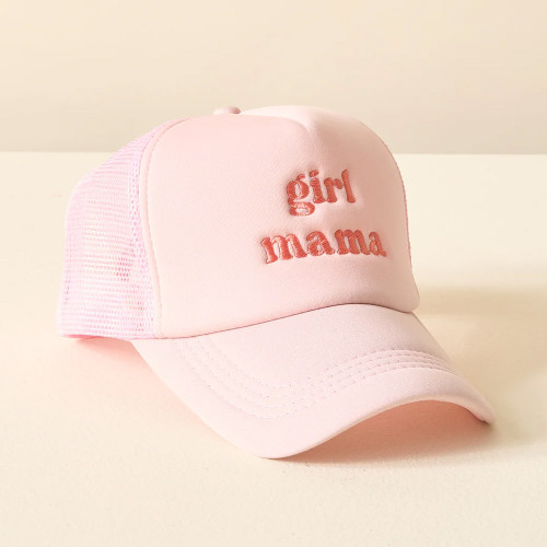 Women's The Darling Effect Trucker Girl Mama Hat angled Women's The Darling Effect Trucker Girl Mama Hat angled