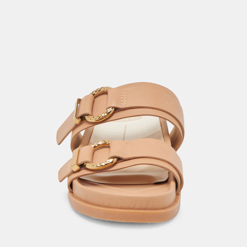 Women's Dolce Vita Soya Light Tan Leather Sandal toe