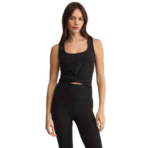 Women's Z Supply Active Solstice Twist Tank Black Top