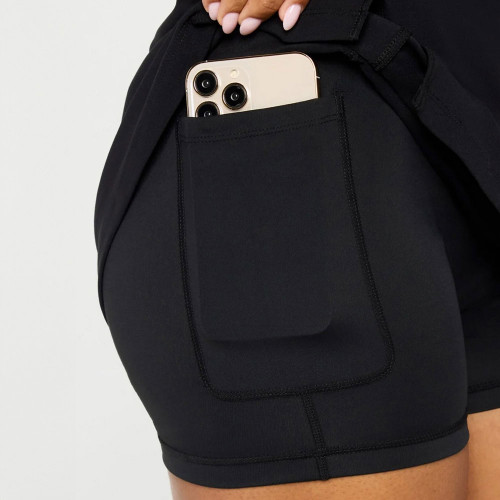 Women's Fabletics Define Performance Dress Black Pocket