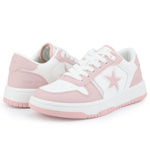 Women's Vintage Havana Fresh 17 Fashion Sneaker - Pale Pink Pair