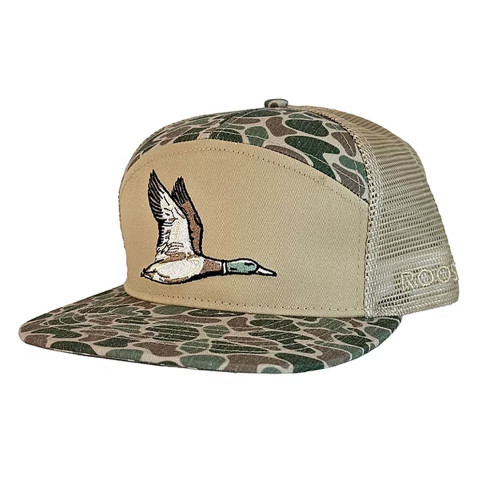 Men's Roost 7 Panel Camo Full Color Duck Hat Camo Main