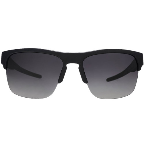Goodr That New Asphalt Smell Sunglasses With Black Gradient Lenses Front View