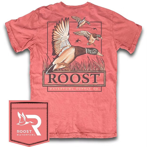 Men's Roost Mallard Pitching T-Shirt Watermelon Main