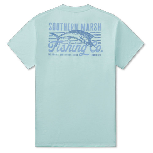 Men's Southern Marsh Fieldtec Pro Fishing Co. T-Shirt Antigua Blue Main