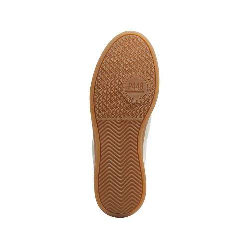 Women's P448 Capri Cream Monza Velcro Sneaker - Cream Tahiti Sole