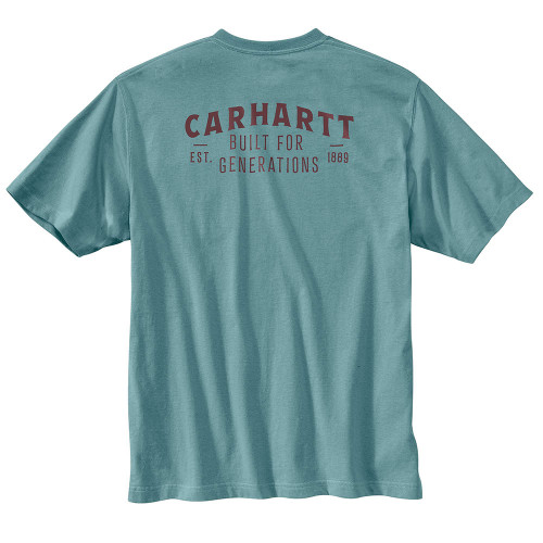 Men's Carhartt Relaxed Fit Lightweight Built Graphic T-Shirt - Big & Tall Summer Blue Main