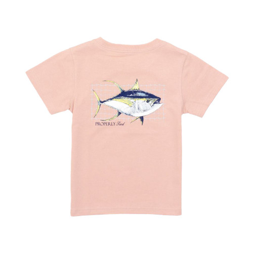 Infant Boys' Properly Tied Tuna T-Shirt Peach Main