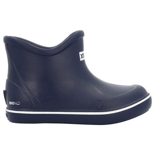 Little Kids' XTRATUF TUFS Ankle Deck Boot - Navy Side View