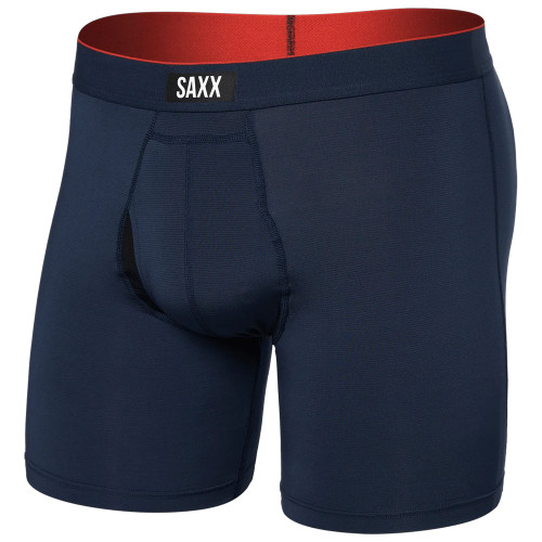 Men's SAXX Multi-Sport Mesh Boxer Brief Navy Main