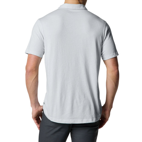 Men's Duck Camp Essential Drirelease Polo Highrise Gray Shirt back