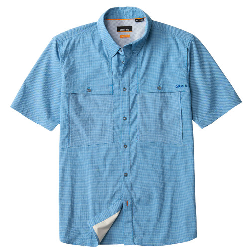 Men's Orvis Solid Open Air Caster Shirt Pacific Blue Main