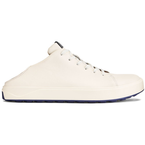 Men's OluKai Wai'alae Leather Golf Shoes - White Side Altnerative