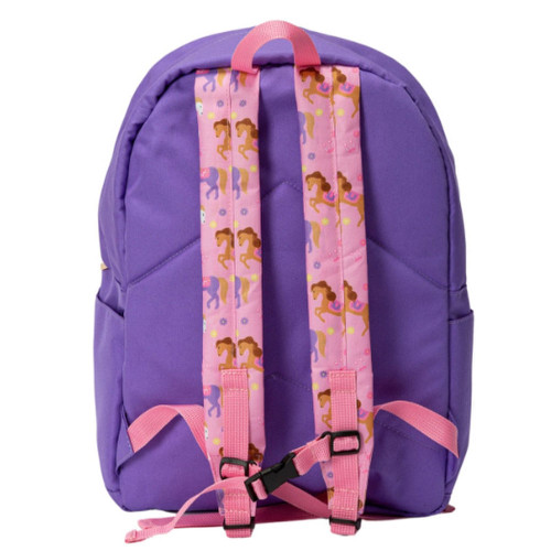 Girls' Jane Marie Backpack - Horse Play Pony Print Back