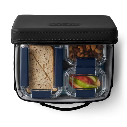 YETI 5L Daytrip Lunch Box 2.0 - Black Open Filled