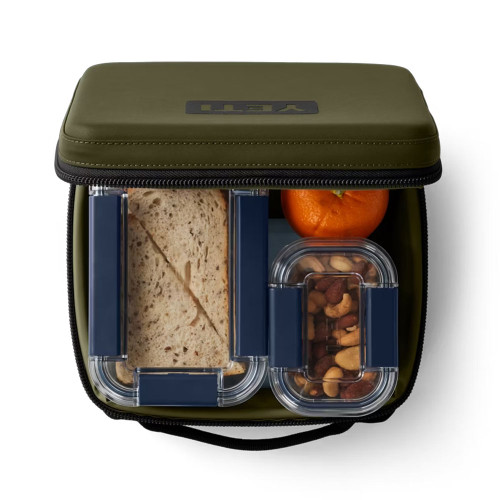 YETI 3L Daytrip Lunch Box - Olive Open Filled