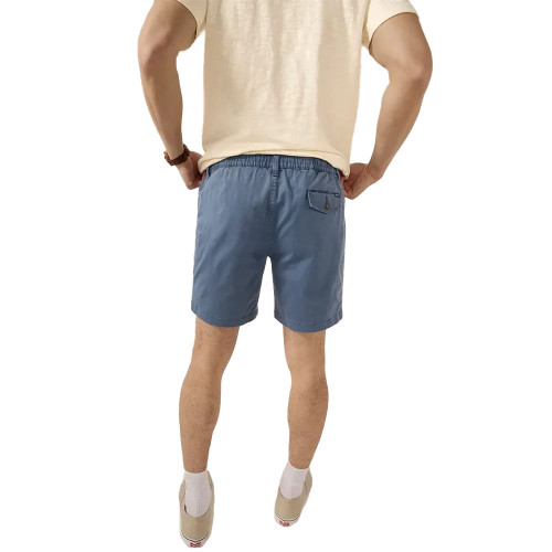Men's Chubbies 7" The Cobblestones Originals Stretch Dusty Blue Short back