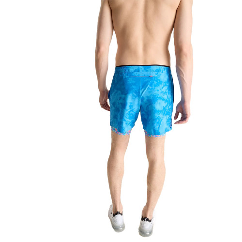 Men's Chubbies 5.5" The TurboBlooms Ultimate Training Blue Short back