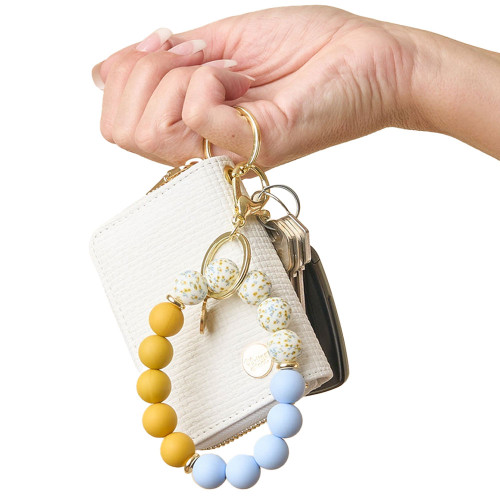The Darling Effect Hands Free Keychain Wristlet With Keys And Keychain Wallet