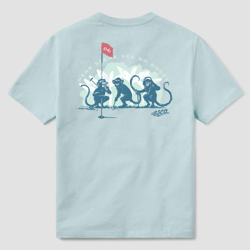 Boys' Southern Shirt Short Sleeve No Bogey T-Shirt - Aquamarine Blue
