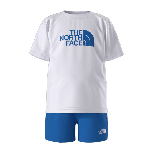 Little Boys' The North Face Graphic Summer White Hero Blue Set