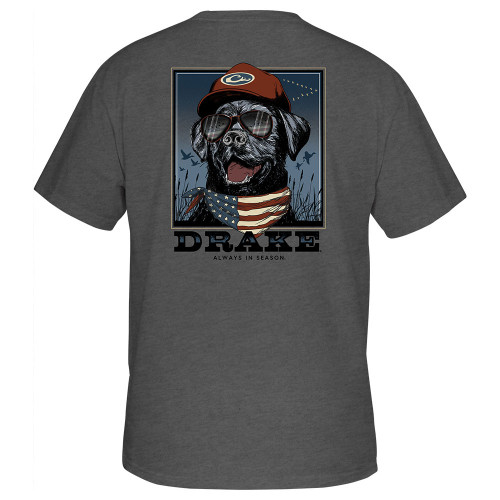 Men's Drake Americana Bandana Lab T-Shirt Graphite Heather Main