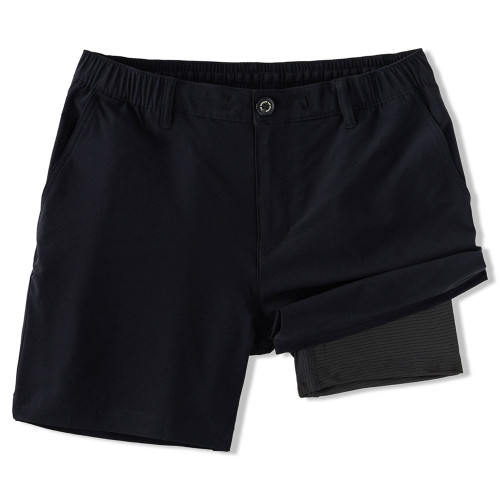 Men's Chubbies 6" The Midnight Adventures Performance Shorts Black Main