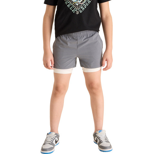Boys' Chubbies The Static Shocks Training Shorts Pink Gray Main